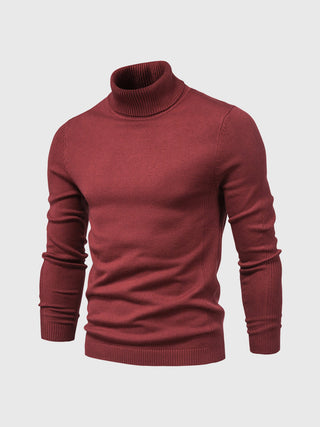 David | Heren Coltrui, Slim Fit Zachte Gebreide Pullover