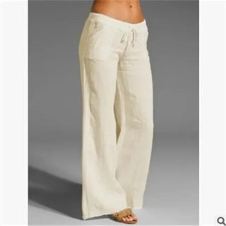 Beya | Dames Broek – Hoogwaardige Katoenmix, Casual Pasvorm & Maximaal Comfort Crème