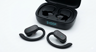 Draadloze Bluetooth 5.3 oordopjes, stereo, over-ear, ruisonderdrukking, ENC-microfoon Default