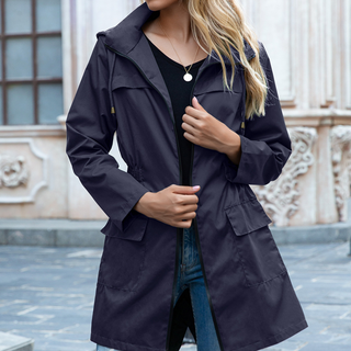 Elegant jack voor alle seizoenen - tijdloos en veelzijdig. Marineblauw