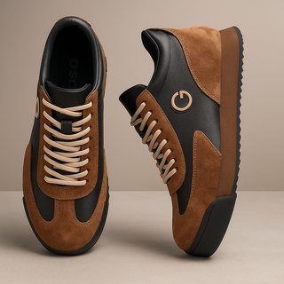 Elegante leren schoenen voor heren met een formele stijl en het comfort van natuurlijk leer.