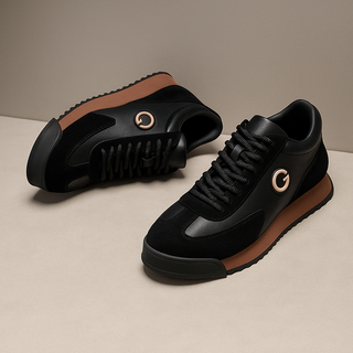 Elegante leren schoenen voor heren met een formele stijl en het comfort van natuurlijk leer.