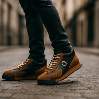 Elegante leren schoenen voor heren met een formele stijl en het comfort van natuurlijk leer.