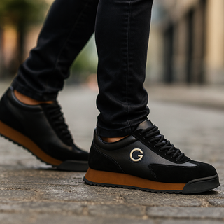 Elegante leren schoenen voor heren met een formele stijl en het comfort van natuurlijk leer.