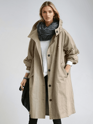 Elizabeth | Waterafstotende trenchcoat bruin