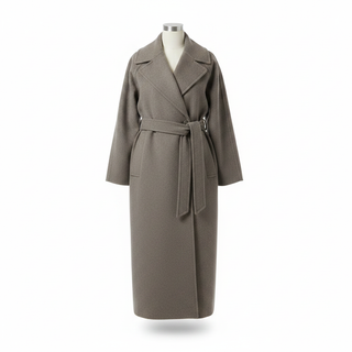 Emilia | Lange oversized wollen damesjas