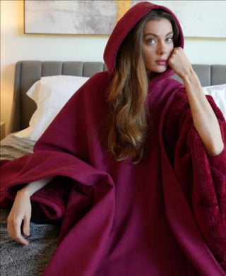 Extra grote hoodie deken, zijdezacht, knuffelbaar en comfortabel.