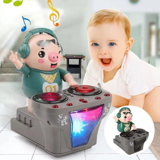 MEELANO DJ Swinging Pig legetøj