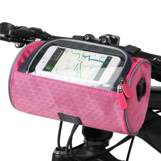 MEELANO Cykeltaske med touchscreen - Testvinder Lyserød