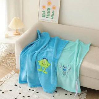 Flanellen deken voor kinderen 80x100 cm, schattig ontwerp, ideaal om in te slapen en lekker warm te blijven.