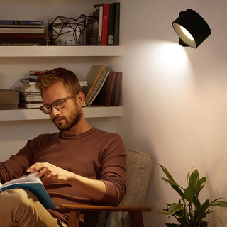 Draadloze Wandlamp met Touchbediening en 360° Draaibaar LED-Licht