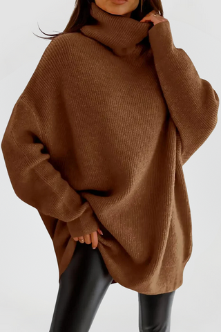 Gerda | Oversized Gebreide Pullover Bruin