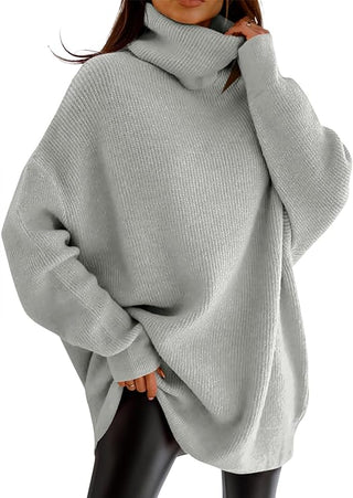 Gerda | Oversized Gebreide Pullover Grijs