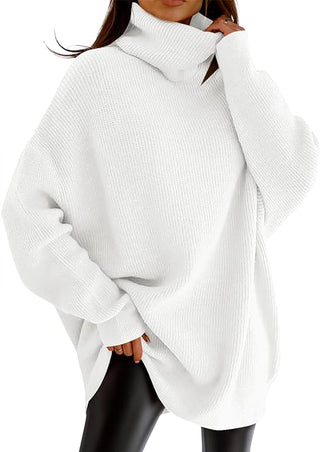 Gerda | Oversized Gebreide Pullover Wit