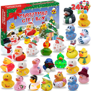 MEELANO 24 styks jule gummiænder adventskalender