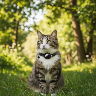 GPS-halsband voor katten met realtime tracking en veiligheidsfuncties