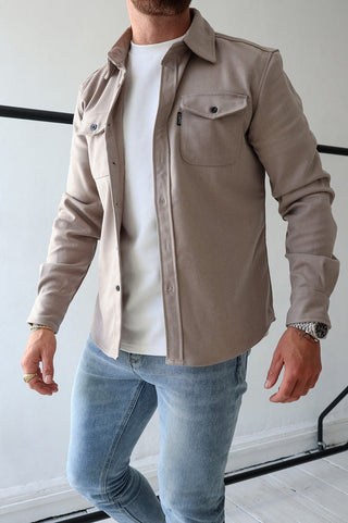Gavin | Heren Slim Fit Overhemd Lange Mouw Katoen Casual Shirt