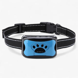 Antiblafband voor Honden met Pijnvrije Tril- en Ultrasoontechnologie Blauw