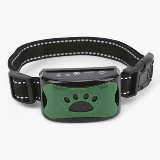 Antiblafband voor Honden met Pijnvrije Tril- en Ultrasoontechnologie Groen