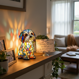 Decoratief Kunstfiguur met Warme Sfeerverlichting
