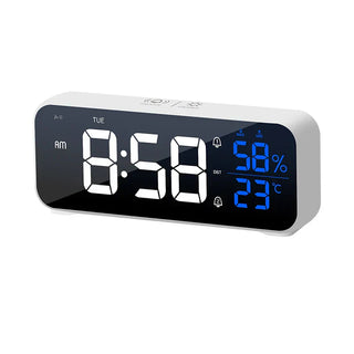 VibeClock – Muzikale Digitale Wekker Met Alarmfunctie Wit