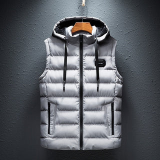 Mario Thermische Heren Bodywarmer Lichtgrijs