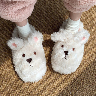 Fluffy Animal Pantoffels | De schattigste pantoffels! Witte beer