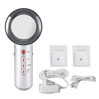 MEELANO Ansigts- og kropsmassager – Ultralyd – Infrarød – EMS-kavitation – Body Cellulite Remover – Hudopstrammende enhed – Anti-celluliteeffekt