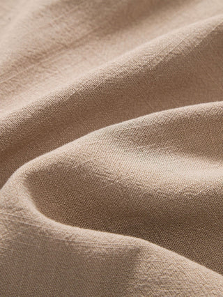 Heren zomerset: overhemd en broek met opstaande kraag, korte mouwen, lichtgewicht