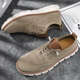 Herensneakers: ademend, lichtgewicht, comfortabele metgezel voor elke dag. bruin