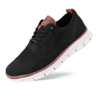 Herensneakers: ademend, lichtgewicht, comfortabele metgezel voor elke dag. zwart