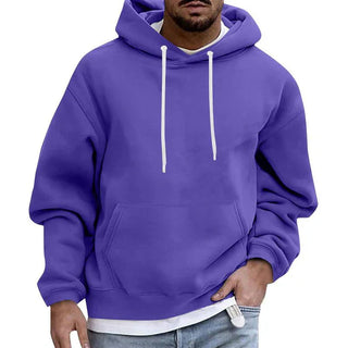 Hoodie Heren | Met Capuchon & Buikzak Violet