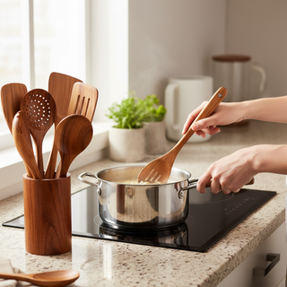 Houten keukenset | Duurzaam en elegant