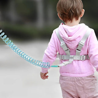 Peuter Anti-Verlies Polsriem & Veiligheidstuigje - 2m Elastisch Trekkoord voor Lopende Baby's en Jonge Kinderen