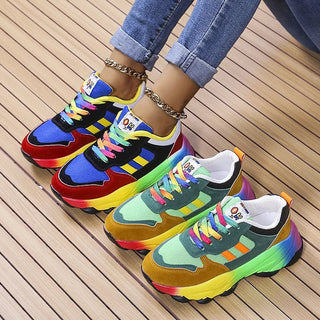 Isolina | Regenboogsneakers