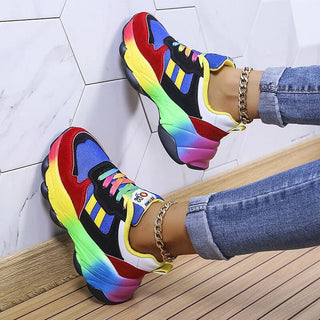 Isolina | Regenboogsneakers