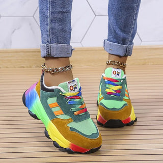 Isolina | Regenboogsneakers