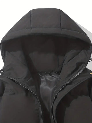 Jas met capuchon, klassiek ontwerp, warme winterjas, winter