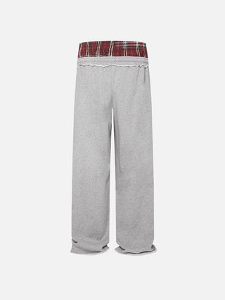 Jazzlyn | Stijlvolle Grijze Joggingbroek met Dubbele Tailleband