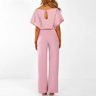 Vyssion | Jumpsuit voor dames – Visionair ontwerp, Gestroomlijnde snit & Futuristische elegantie roze