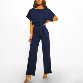 Vyssion | Jumpsuit voor dames – Visionair ontwerp, Gestroomlijnde snit & Futuristische elegantie donkerblauw
