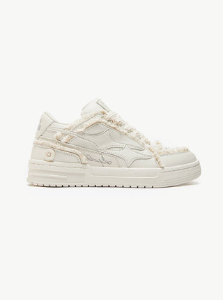 Joep | Sneakers met Ster-Detail Wit