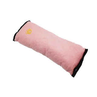 Autogordel Schouderkussen voor Kinderen - Zachte Universele Gordelbeschermer & Borstriem Cover voor Kinderen en Volwassenen Roze 1 stuk