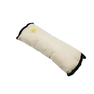 Autogordel Schouderkussen voor Kinderen - Zachte Universele Gordelbeschermer & Borstriem Cover voor Kinderen en Volwassenen Beige 1 stuk