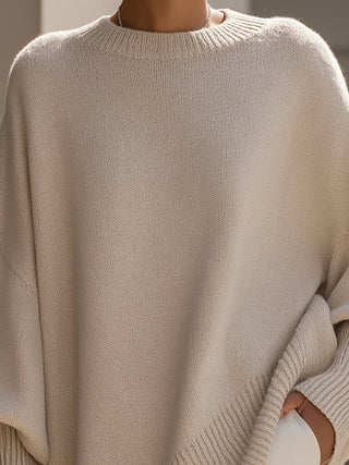 Kimia | Oversized Trui met Ronde Hals
