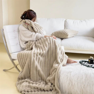 Knuffeldekens van fleece voor warmte en gezelligheid thuis.