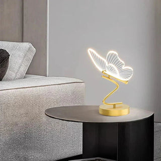 LED-tafellamp in moderne stijl voor de woonkamer en het bureau, als sfeerverlichting en nachtlampje voor de slaapkamer.