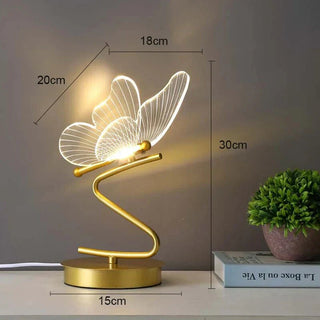 LED-tafellamp in moderne stijl voor de woonkamer en het bureau, als sfeerverlichting en nachtlampje voor de slaapkamer.