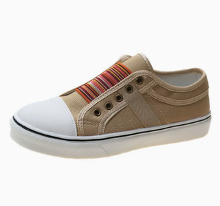Lara | Gestreepte Canvas Sneakers Stijl 1