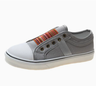 Lara | Gestreepte Canvas Sneakers Stijl 3